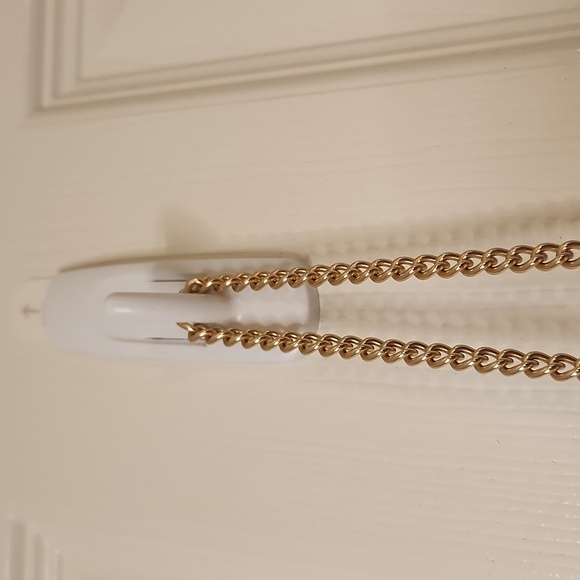 Coach Women's Black/Gold Mini Wallet on a Chain - Picture 13 of 14